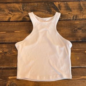 Lululemon ribbed crop tank